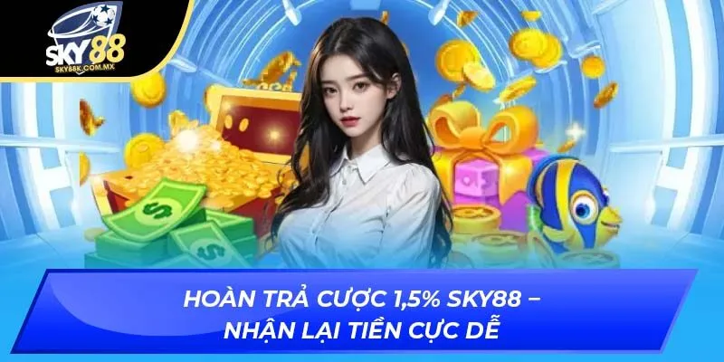 Hoàn trả cược 1,5%